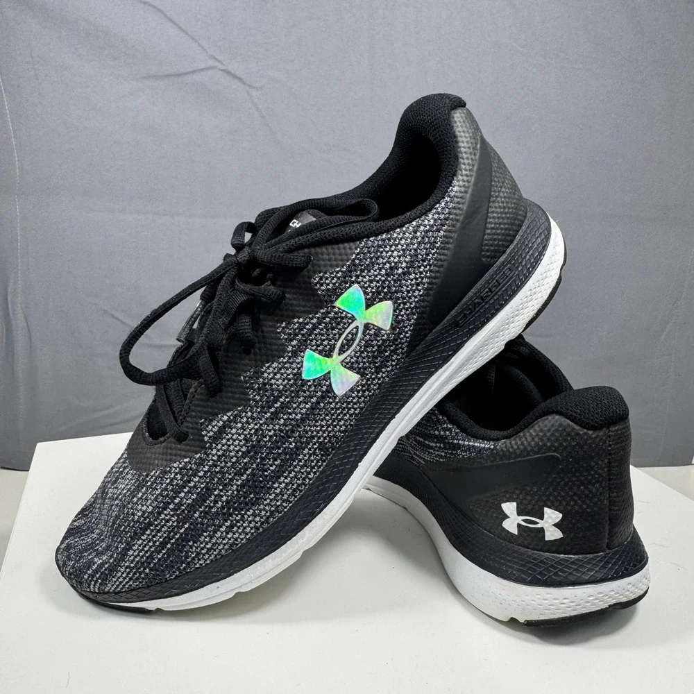 Under Armour Charged Impulse 2 Knit Womens Size 11 Black Running Shoes